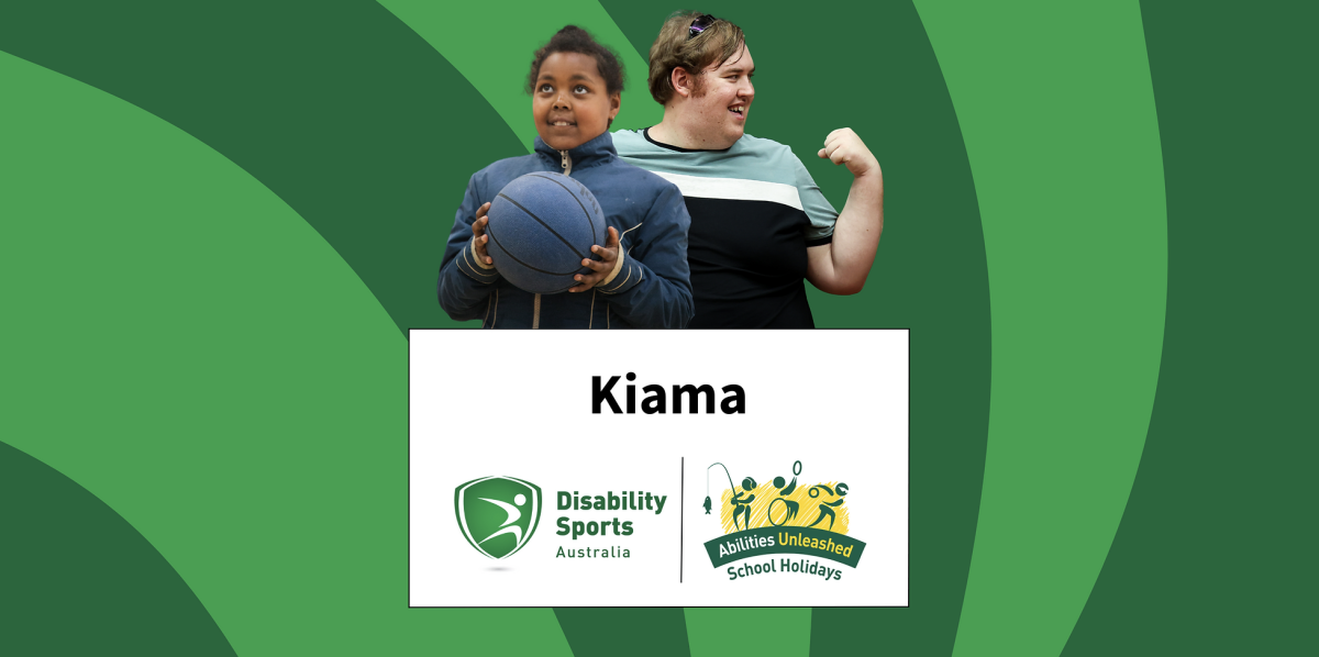 Banner for Abilities Unleashed event at Kiama Leisure Centre